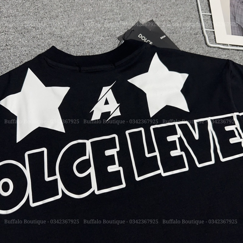Áo phông nam nữ Dolce Level In Ngôi Sao Siêu Nét - Áo Thun Unisex Dolce Level Form rộng Siêu Hot 2023
