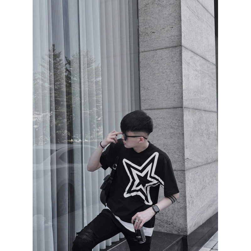 Áo phông nam nữ Dolce Level In Ngôi Sao Siêu Nét - Áo Thun Unisex Dolce Level Form rộng Siêu Hot 2023