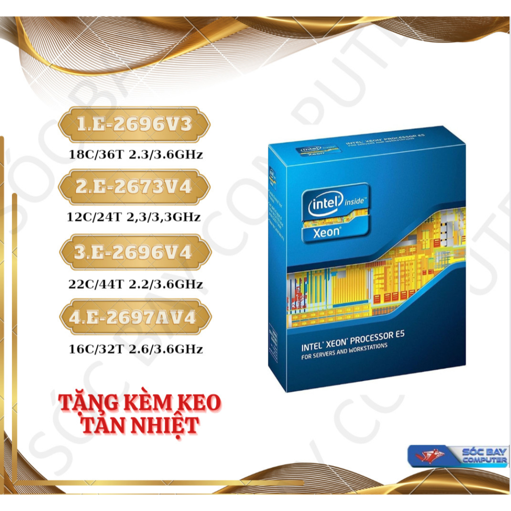 CPU Intel Xeon 2696v3 2673v4 2696v4