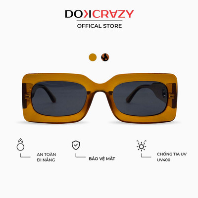 Kính mát thời trang DOKCRAZY PUNKY Streetwear, Độc Đáo chất liệu cao cấp chống tia UV, tia cực tím