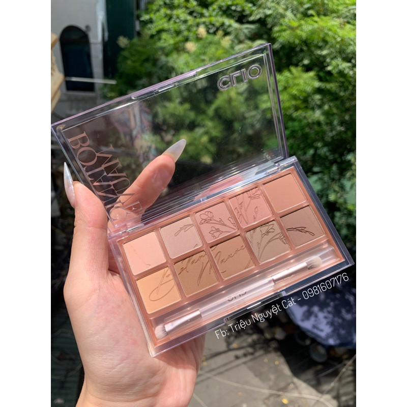 Bảng phấn mắt CLIO Eye Palette màu số 09 Botanic Mauve tone hồng nâu.