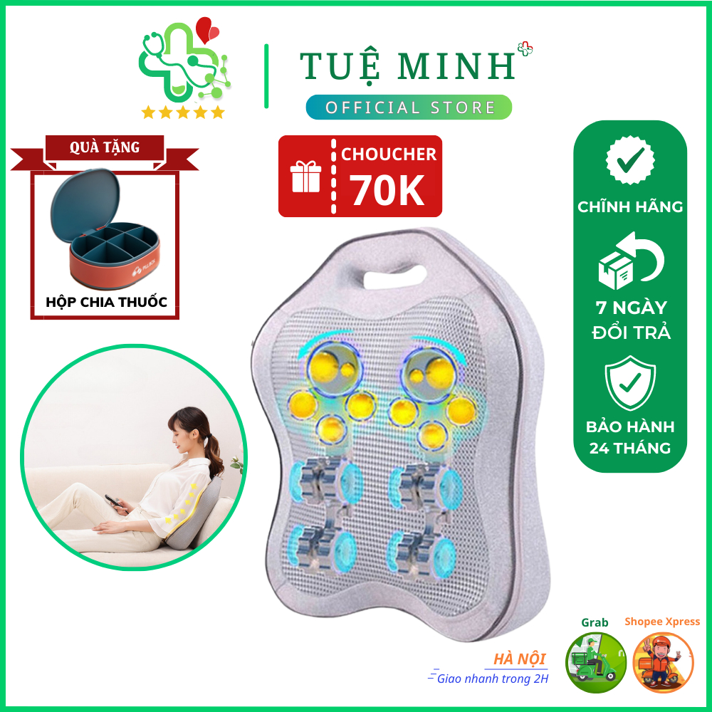 , máy massage lưng cột sống, máy massage lưng hồng ngoại