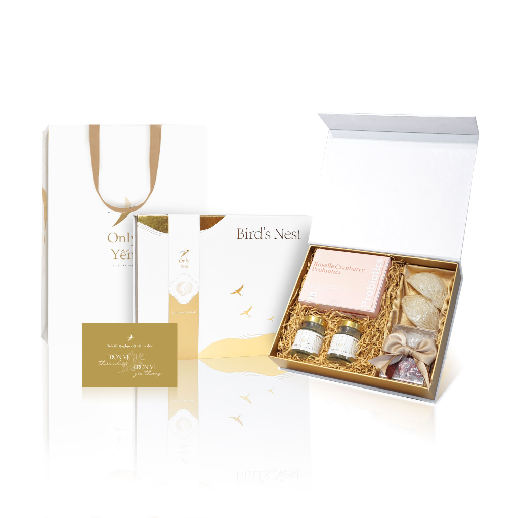 Set Hộp Quà Tặng Cao Cấp Set Yến Thanh Xuân Only Yến Dành Tặng Vợ Người Yêu Đầy Ý Nghĩa