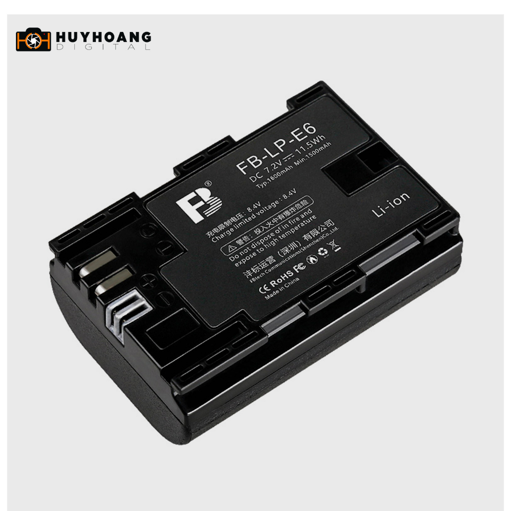 Pin máy ảnh Canon LP-E6 | Canon 5D II, 7D, 6D, 6D2 , 5D III, 60D, EOS R,...