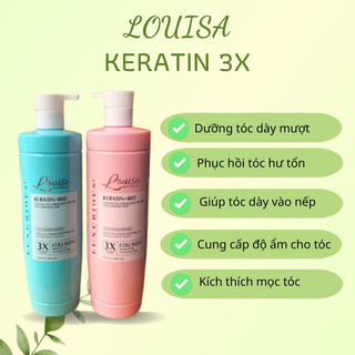 Set Gội Xả Louisa chuẩn Salon 800ml chính hãng