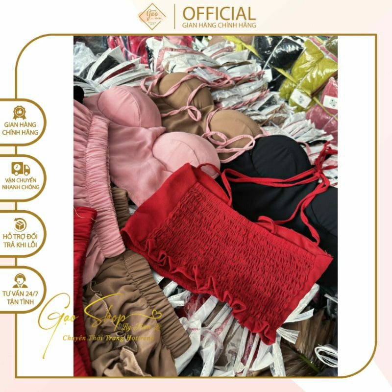 Set Áo Voan Tầng 2 Dây, Có Mút Ngực, Chất Voan Dày Dặn, Thoáng Mát, Phong Cách Sexy Quyến Rũ
