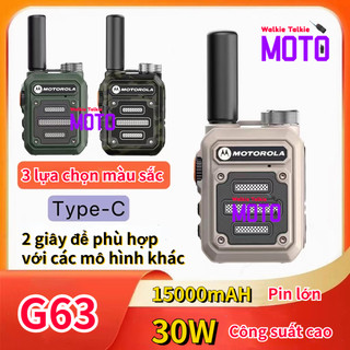 Bộ đàm Motorola G63 Chức năng tần số tự động phù hợp(bắt sóng 5km)