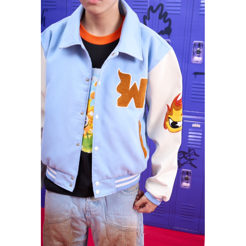 Áo Khoác WYSH Basic Varsity Jacket