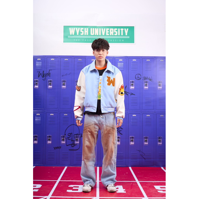 Áo Khoác WYSH Basic Varsity Jacket