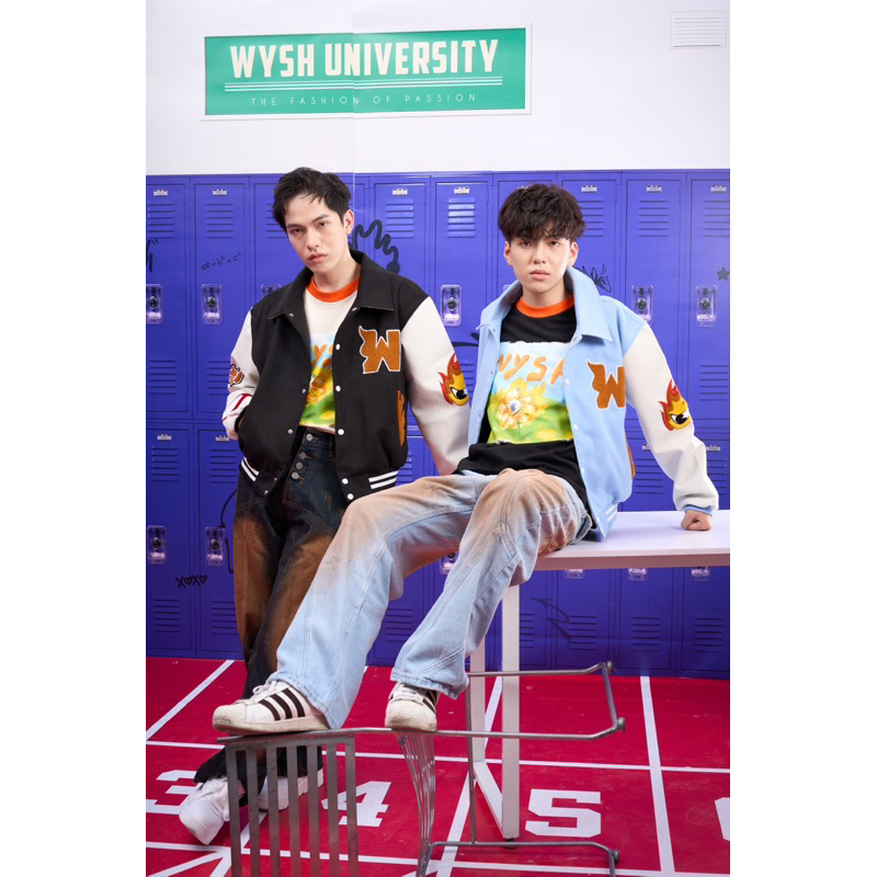 Áo Khoác WYSH Basic Varsity Jacket