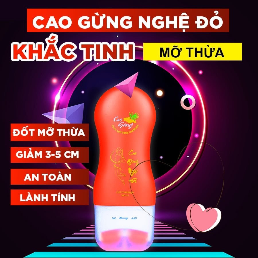 Thanh Lăn Cao Gừng Nghệ Đỏ 180ml-Không Hộp hàng chính hãng 100%