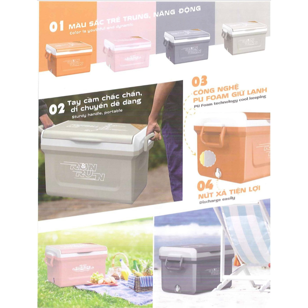 Thùng Đá Giữ Nhiệt ICY DUY TÂN 35L & 45L