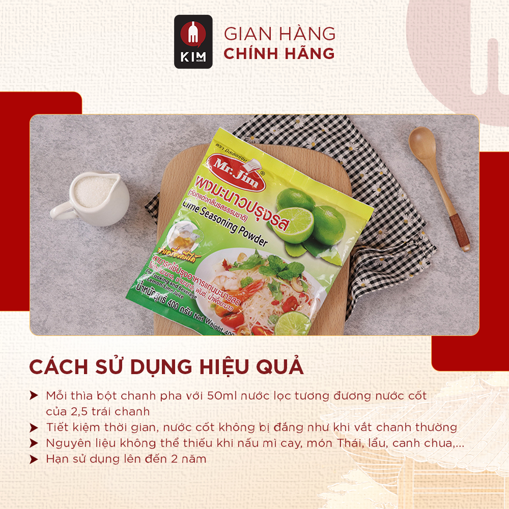 Bột Chanh Thailand Mr Jim