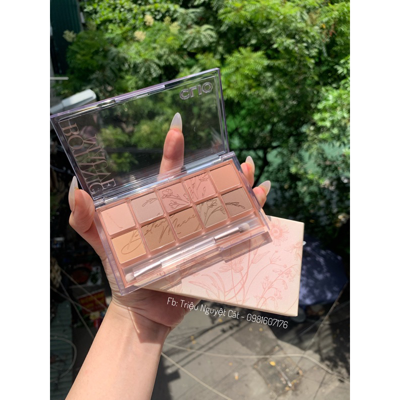 Bảng phấn mắt CLIO Eye Palette màu số 09 Botanic Mauve tone hồng nâu.