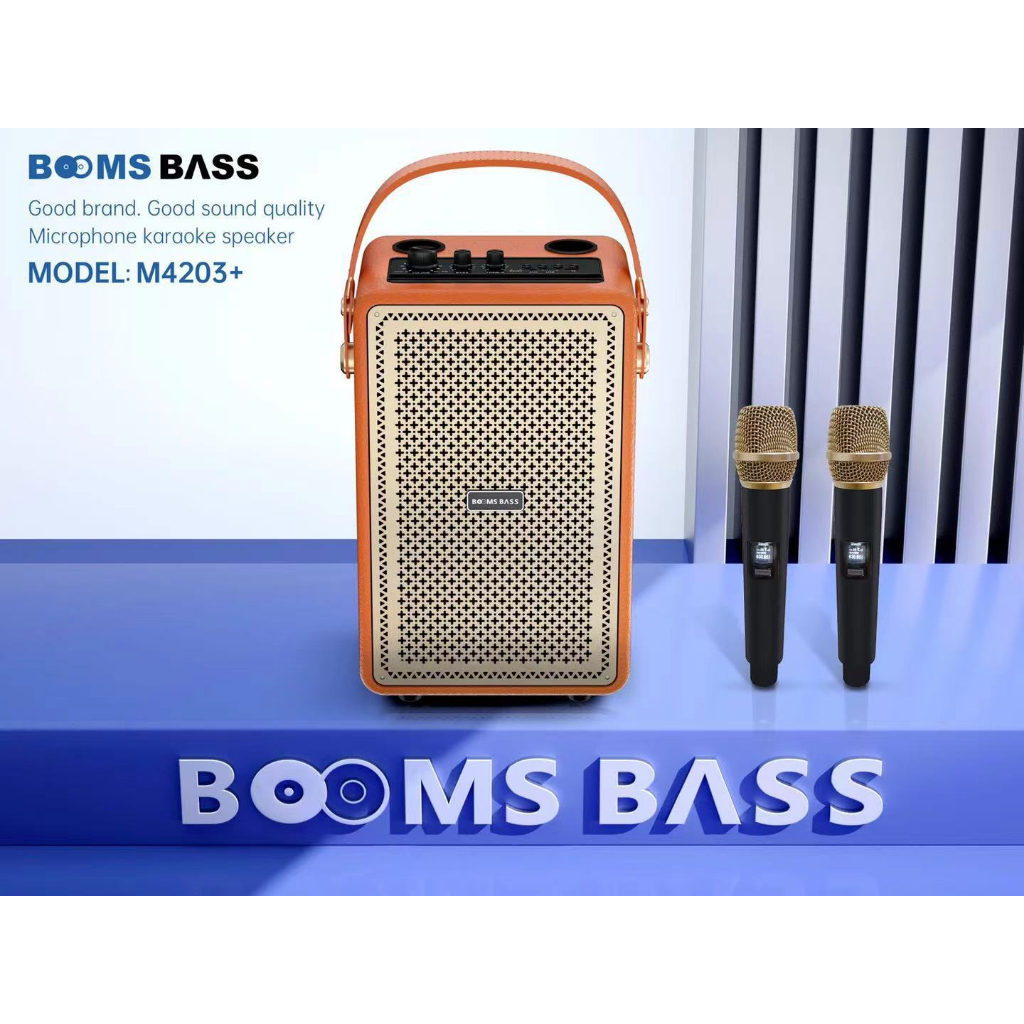 Loa Bluetooth karaoke M4203 Output 100W Bass mạnh treble rời âm thanh đỉnh cao bảo hành chính hãng -TECHHIGH