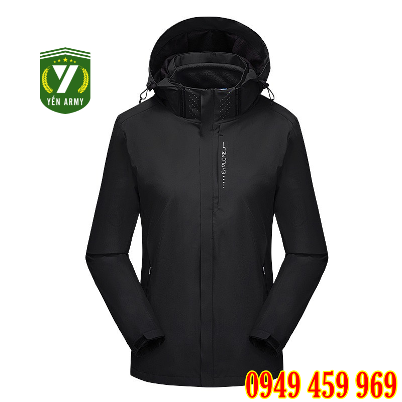 Áo Khoác Lính Chống Nước 3 Lớp Cao Cấp - Áo Gió Đôi Nam Nữ Phong Cách Lính - Mã AK268