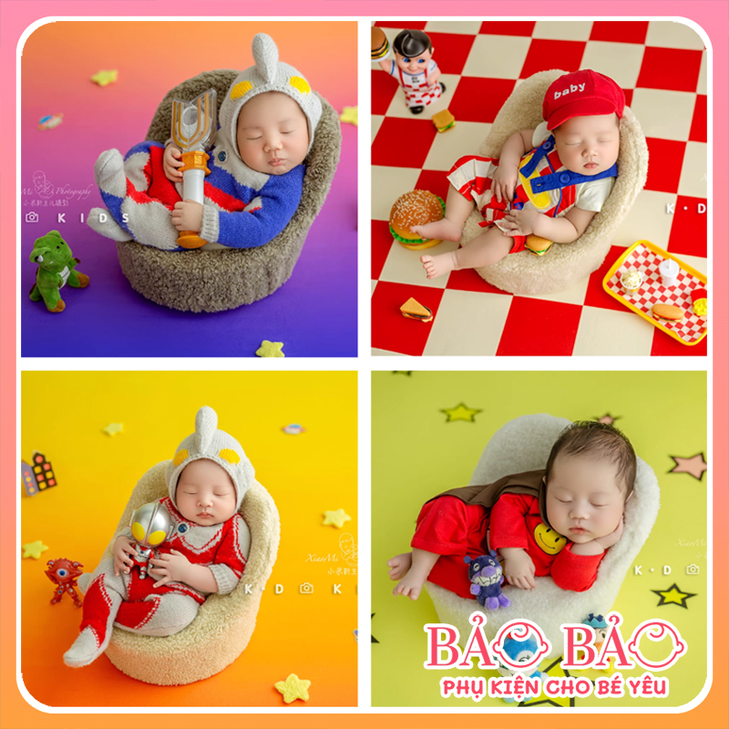 Ghế sofa mini phụ kiện chụp ảnh cho bé sơ sinh