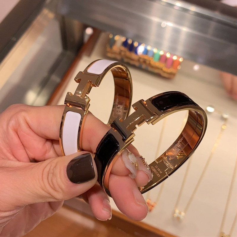 Vòng tay Clic H Bracelet 2073 Fullbox - Lắc Tay Hermes Full Color