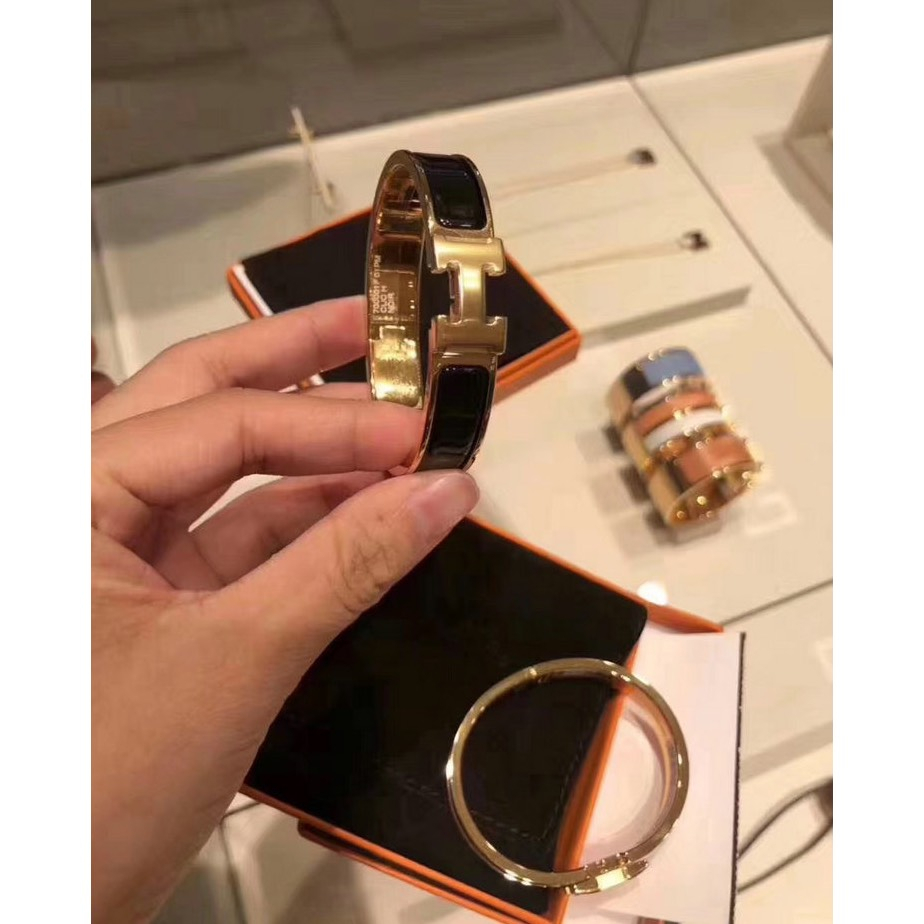 Vòng tay Clic H Bracelet 2073 Fullbox - Lắc Tay Hermes Full Color