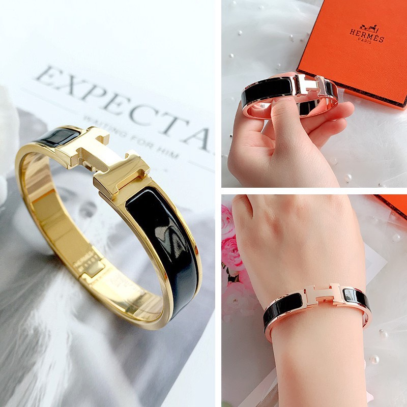 Vòng tay Clic H Bracelet 2073 Fullbox - Lắc Tay Hermes Full Color