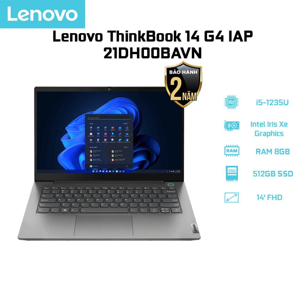 Laptop Lenovo ThinkBook 14 G4 IAP 21DH00BAVN (i5-1235U | 8GB | 512GB | 14')