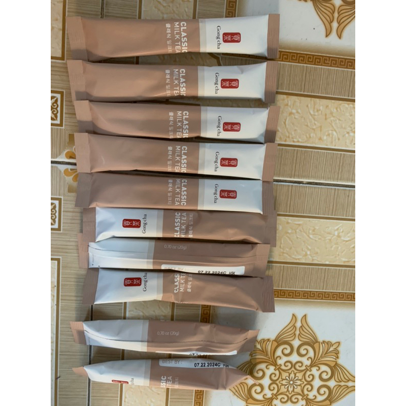 tách lẻ 10 gói bột trà sữa Gòng Cha (Gongcha#hàng Costco Mỹ)