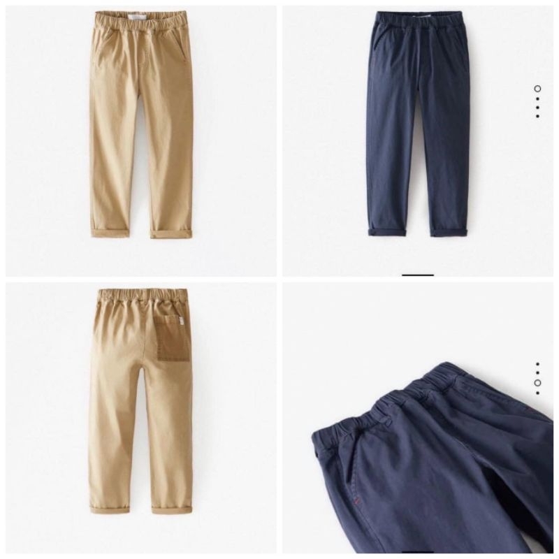 Quần dài kaki Zara tuồn cho bé trai sz7-12T