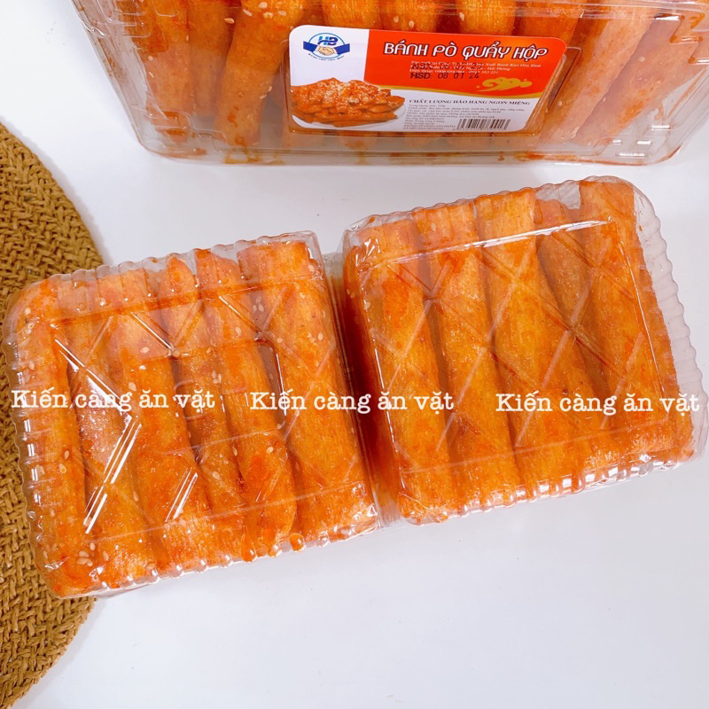 1 hộp Bánh bò quẩy hộp  - Bánh Pò que quẩy hộp thơm ngon