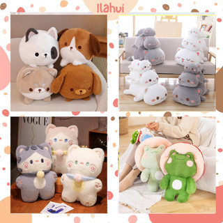 Gấu bông thú nhồi bông Cún Mèo siêu dễ thương ILAHUI