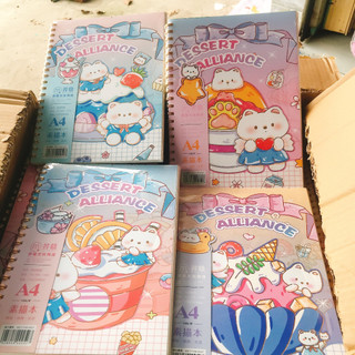 Sổ vẽ, sổ sketchbook A4 lò xo bìa siêu cute