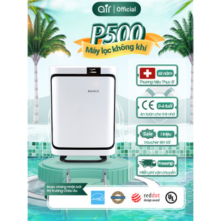 Máy lọc không khí BONECO P500 chống dị ứng khử mùi phòng HEPA lọc bụi xông tinh dầu cao cấp hiện đại
