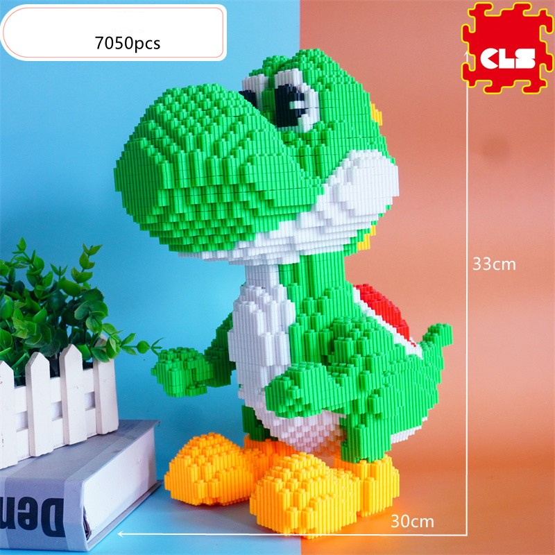 Xếp hình Lego Khủng Long kích thước lớn từ 30 - 40 cm - Đồ chơi lắp ráp cho bé