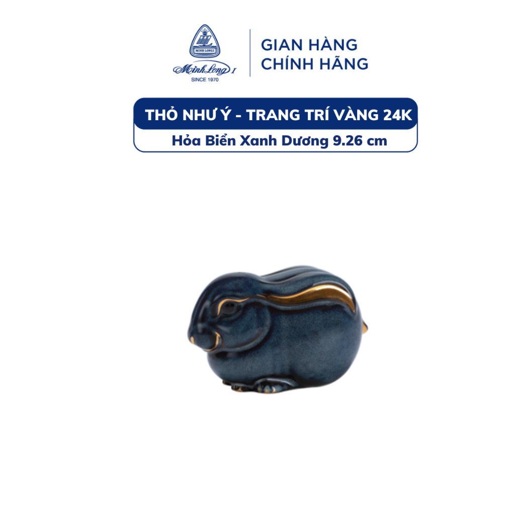 Tượng Thỏ Sứ Cao Cấp Minh Long - 9.26 cm