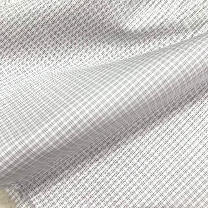 Vải Line Cotton Caro Xuất Dư Khổ 1m6 - Mặt Láng, Không Co Giãn - May Áo Sơ Mi, Đầm, Váy, Đồ Thiết Kế