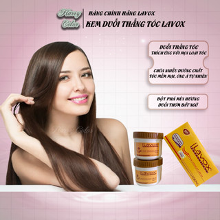 Thuốc duỗi thẳng tóc lavox 140ml*2, thuốc ép thẳng tóc tại nhà siêu dưỡng, mềm mượt tóc, hàng chính hãng | harrycolor