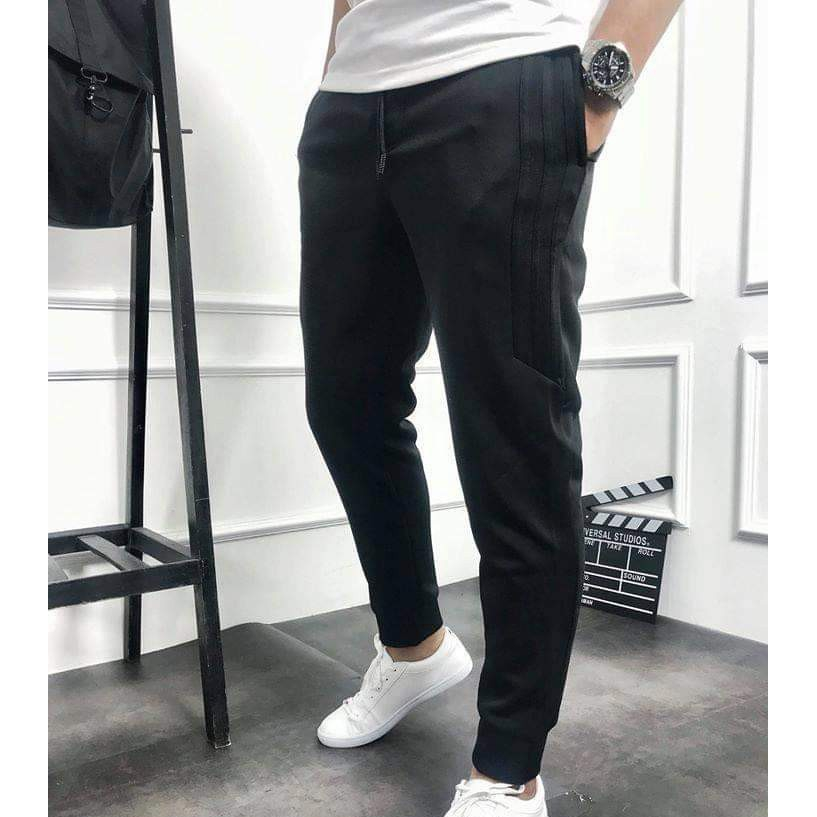 Quần thể thao nam quần dài nam 3 sọc size đến 80kg