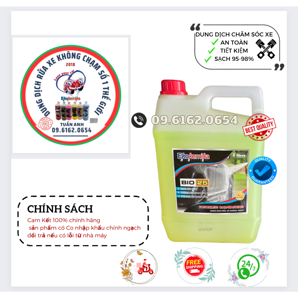 Dung Dịch Không Chạm Ekokemika Bio 25 5L
