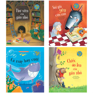 Bộ sách - Giúp bé biết quan tâm và suy nghĩ tích cực - Làm Việc Tốt Không Khó (4 Cuốn)