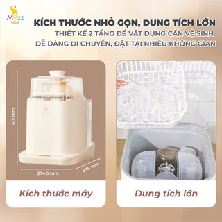 Máy rửa bình Moaz Bebe MB064 - BH 12 tháng