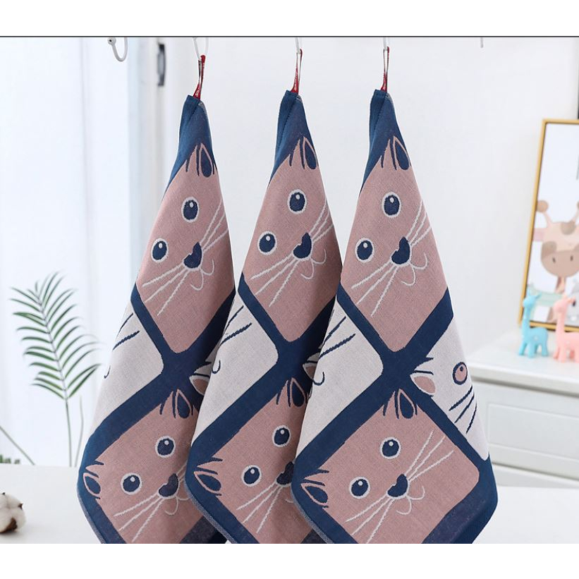 🔴Khăn mặt Xô Cotton Sợi tre Organic siêu mềm size 25*50cm/35*75cm