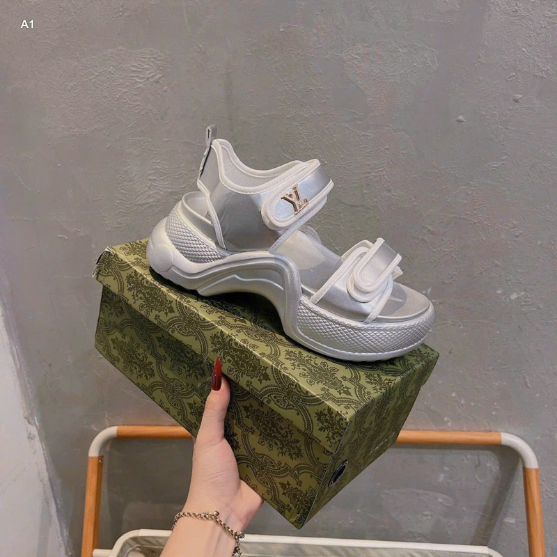 Sandal LV hàng vnxk - Về mầu bạc mới hót 2023