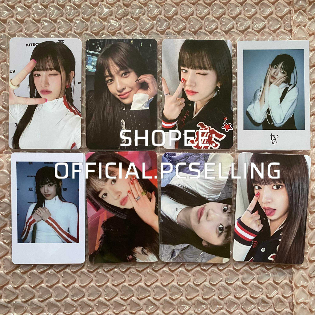 Photocard IVE album IVE mới ảnh thẻ bo góc chính hãng mặc định df
