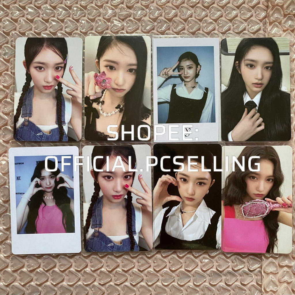 Photocard IVE album IVE mới ảnh thẻ bo góc chính hãng mặc định df