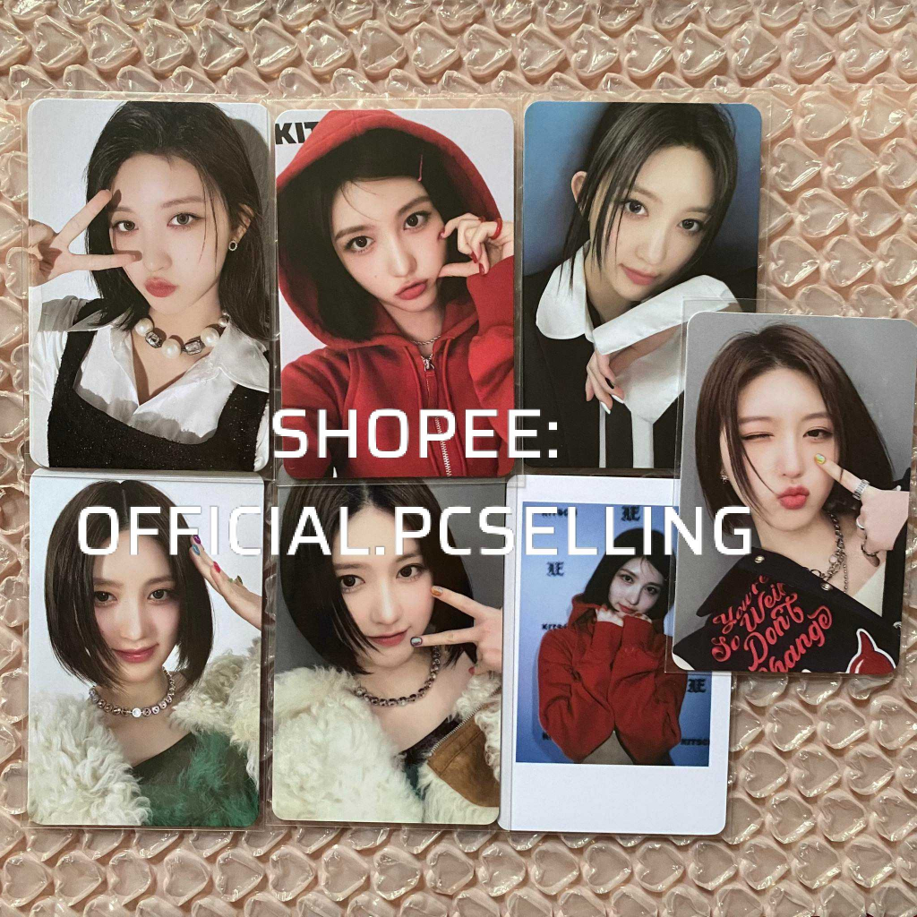 Photocard IVE album IVE mới ảnh thẻ bo góc chính hãng mặc định df