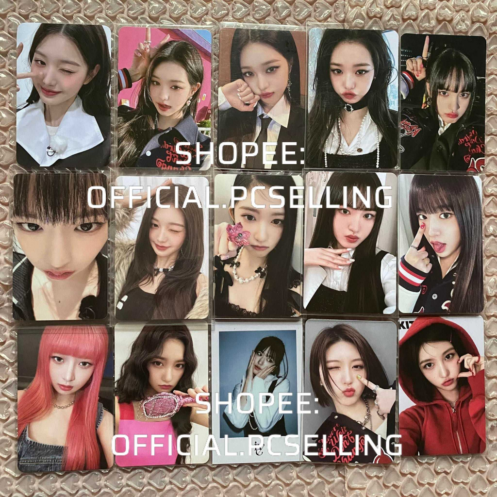 Photocard IVE album IVE mới ảnh thẻ bo góc chính hãng mặc định df