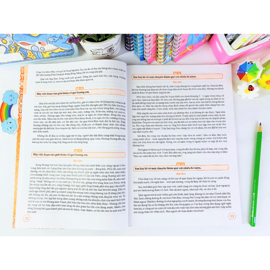 Sách - Combo 2 cuốn Những Bài Làm Văn Mẫu Lớp 3 - Kết Nối  - ndbooks