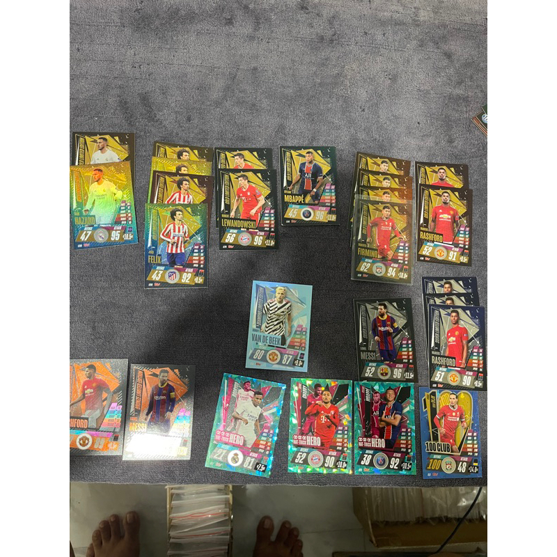 MS29 Thẻ Lẻ Cầu Thủ bóng Đá Match Topps Attax Limited , CLB100 , Hattrick Hero Mùa 20/21( MS 29 )