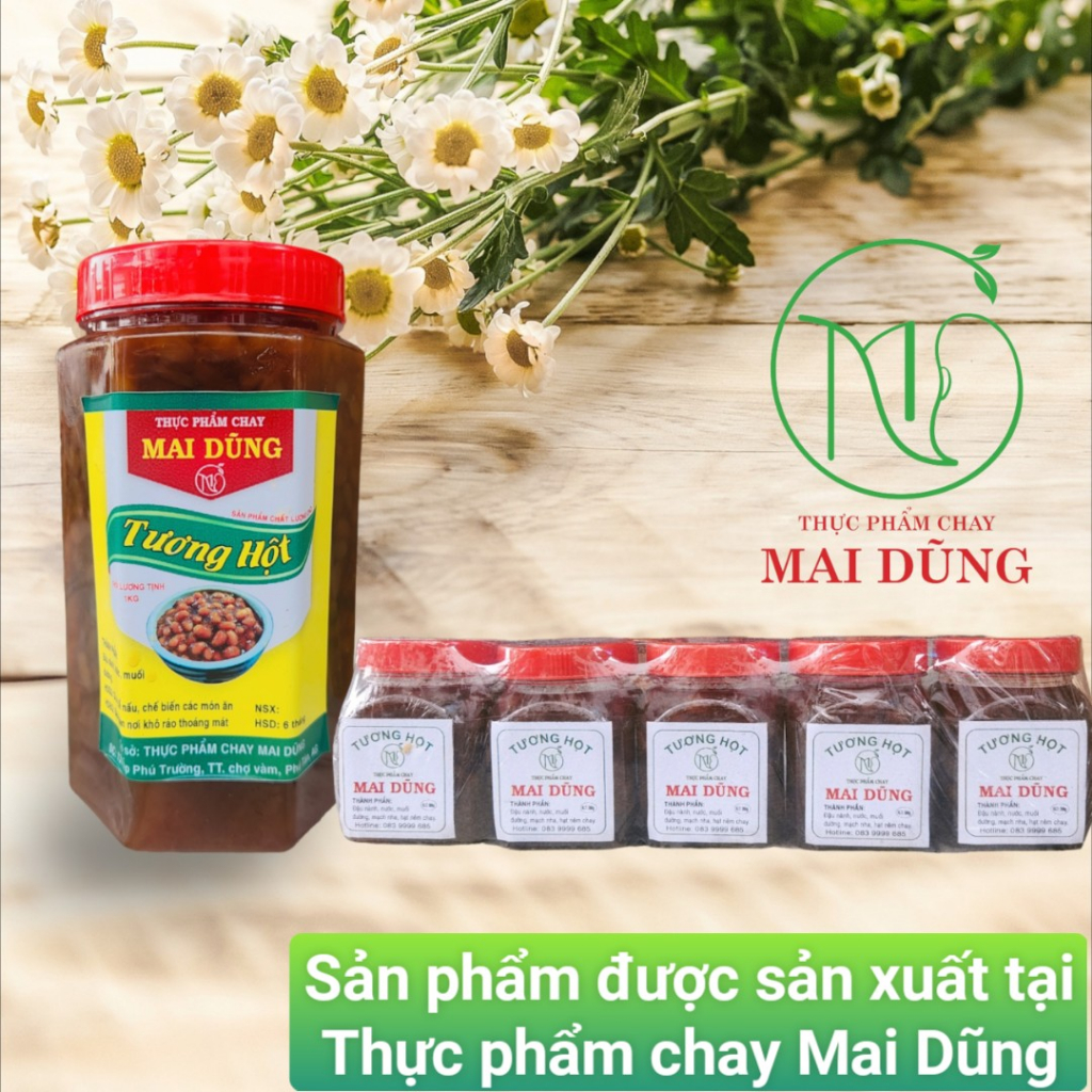 Tương Hột Chay Mai Dũng - công thức từ làng chay Hòa Hảo