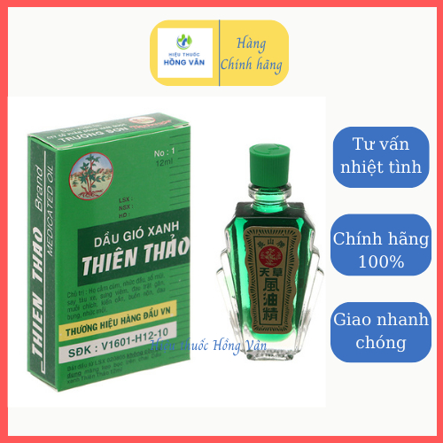 Dầu gió xanh Thiên Thảo- dầu gió Trường Sơn chai lớn