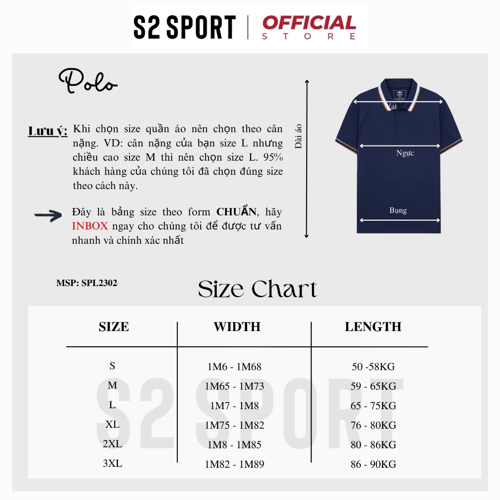 Áo thun polo nam S2 SPORT SPL2302 có cổ ngắn tay suông nhẹ basic vải CVC trơn phối line màu co giãn thoáng mát mềm mịn